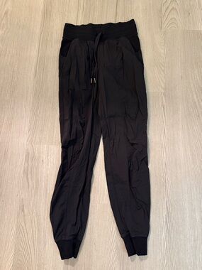 lululemon athletica Black Women's Track Joggers with Drawcord Waist
